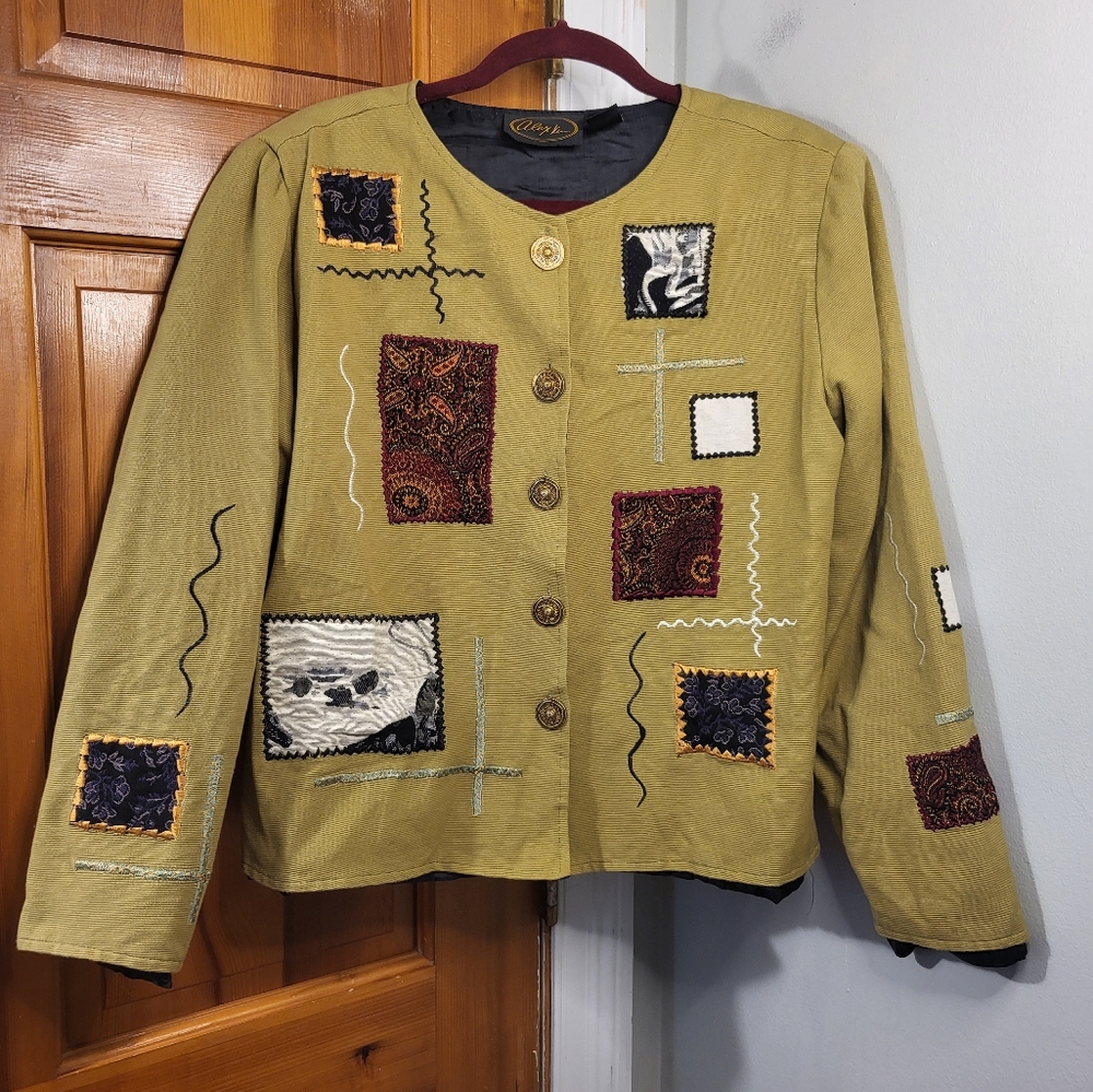 Vintage Alex Kim Patchwork Jacket